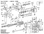 Bosch 0 601 199 603 Gsb 20-2 Rem Percussion Drill 220 V / Eu Spare Parts